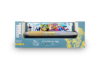 JETSTREAM4色ボールペン＆シャープ　化粧箱・クリア栞